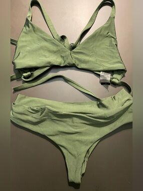 Boys & Arrows Sage Green Bikini Set